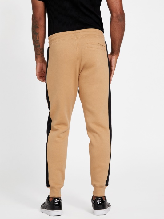 Eko Marcus Logotipas Joggers Skrudinta Taupe Spėjimas