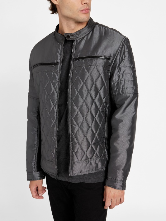 Eco Stacks Moto Striukė Atspėti Pilko Plieno