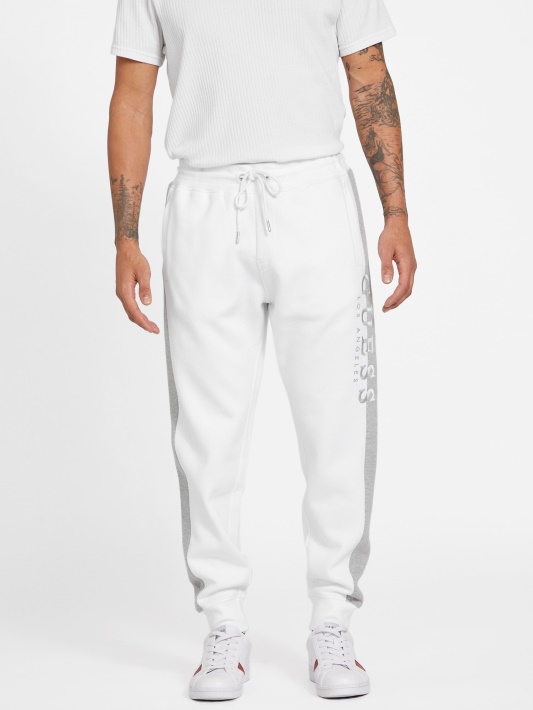 Atspėkite Ekologišką Marcus Logotipą Joggers Grynai Balti
