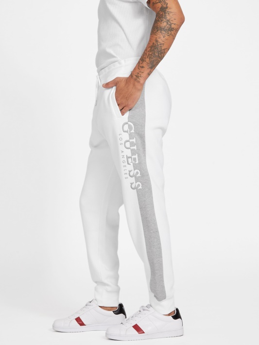 Atspėkite Ekologišką Marcus Logotipą Joggers Grynai Balti