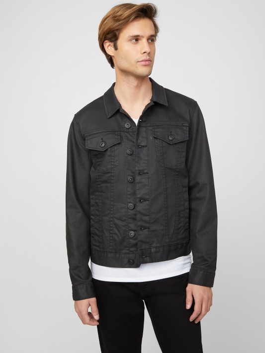 Rakim Džinsinė Striukė Guess Black Wash