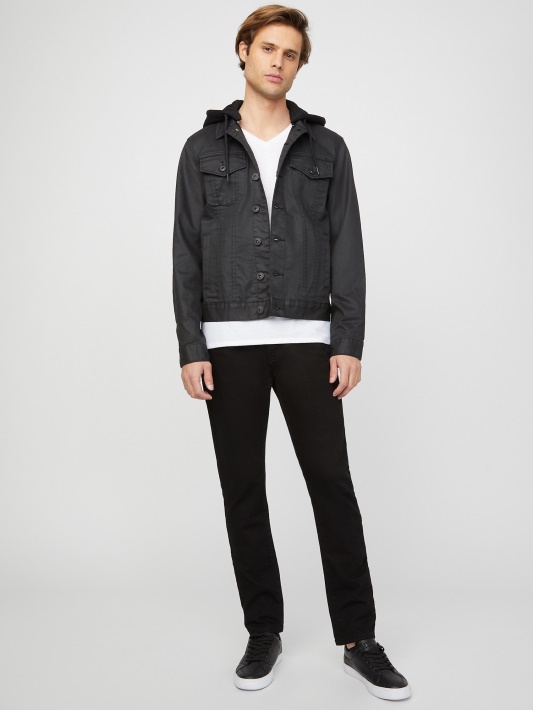 Rakim Džinsinė Striukė Guess Black Wash