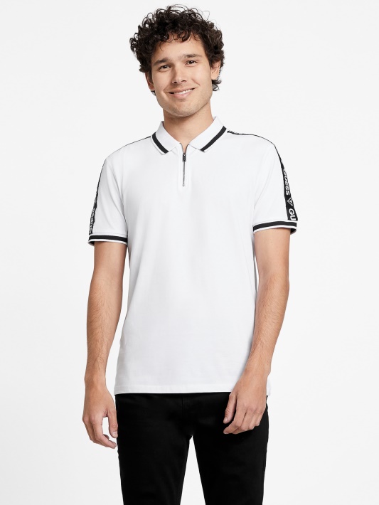 Atspėk Grynai Baltas Eko Jon Zip Polo