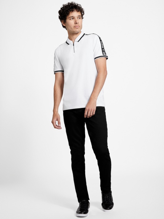 Atspėk Grynai Baltas Eko Jon Zip Polo