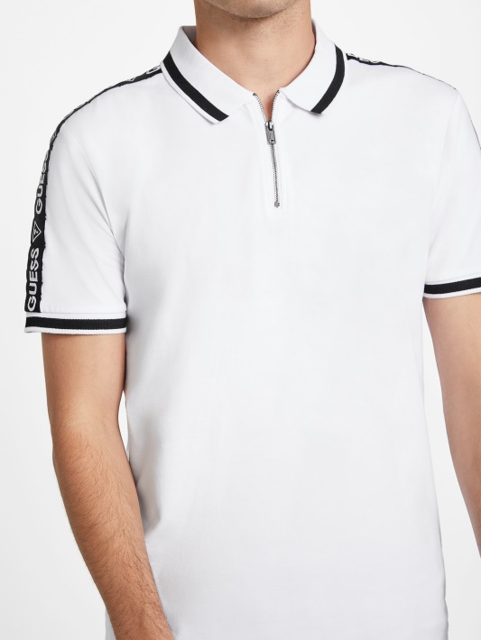 Atspėk Grynai Baltas Eko Jon Zip Polo