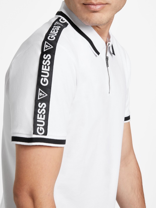Atspėk Grynai Baltas Eko Jon Zip Polo