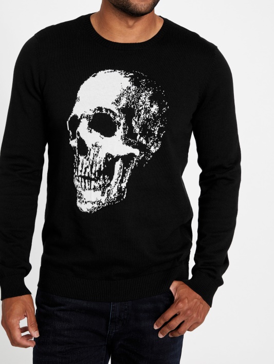 Spėk Leander Crewneck Megztinis Juodas