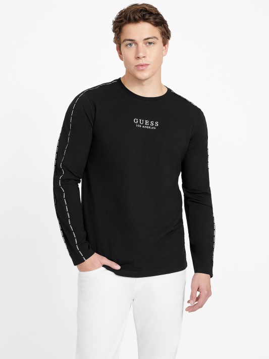 Eco Mat Crewneck Tee Guess Jet Juoda