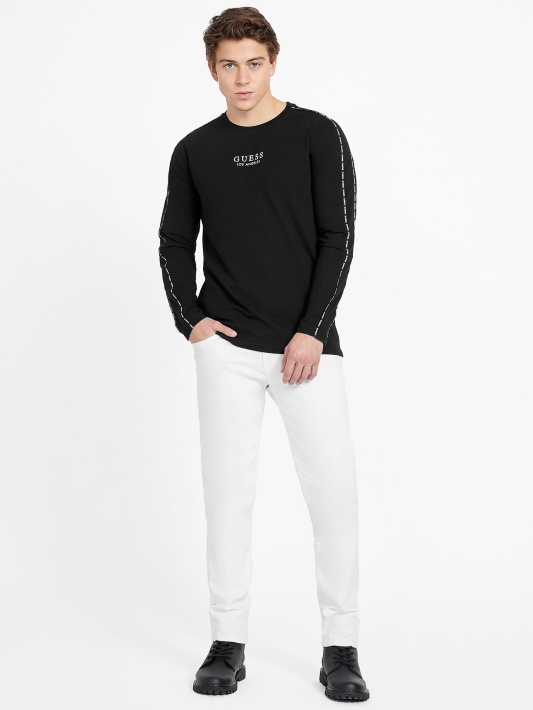 Eco Mat Crewneck Tee Guess Jet Juoda