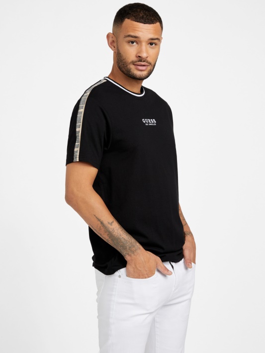 Manny Pled Crewneck Tee Jet Juodas Spėjimas