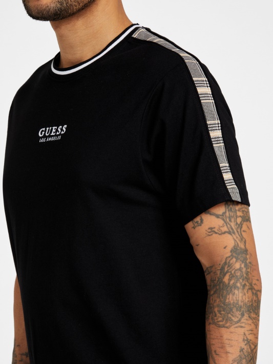 Manny Pled Crewneck Tee Jet Juodas Spėjimas