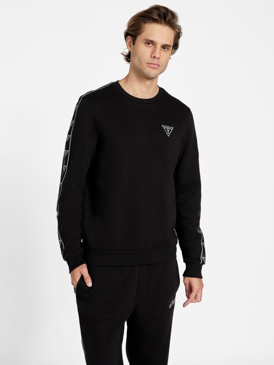 Jet Black Dover Logotipas Kaip Crewneck Megztinis Spėjimas