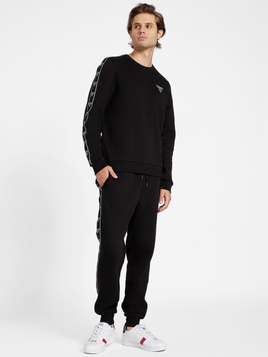 Jet Black Dover Logotipas Kaip Crewneck Megztinis Spėjimas