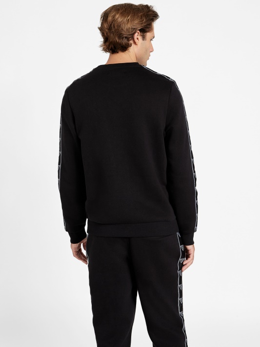 Jet Black Dover Logotipas Kaip Crewneck Megztinis Spėjimas