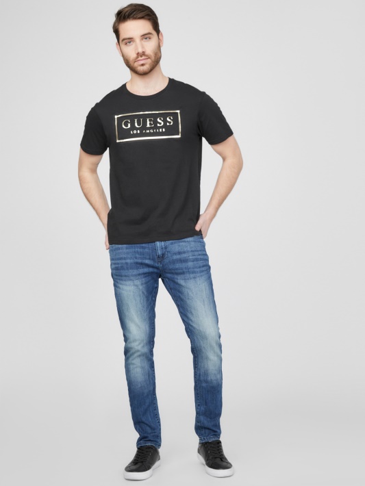 Colt Reljefinis Logotipas Tee Jet Juodas Spėjimas