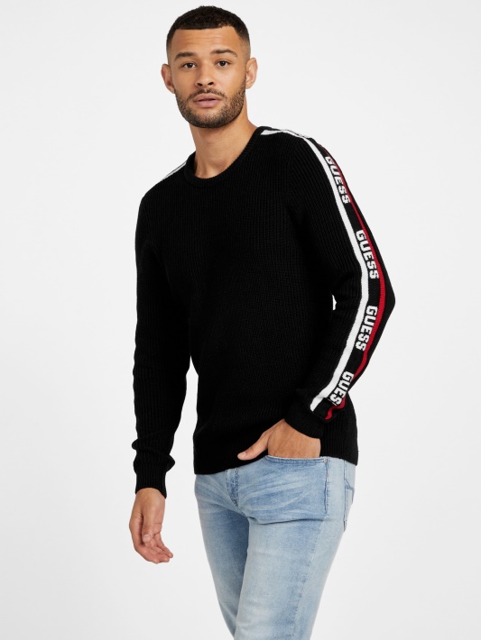 Spėk Matias Ilgomis Rankovėmis Crewneck Jet Black