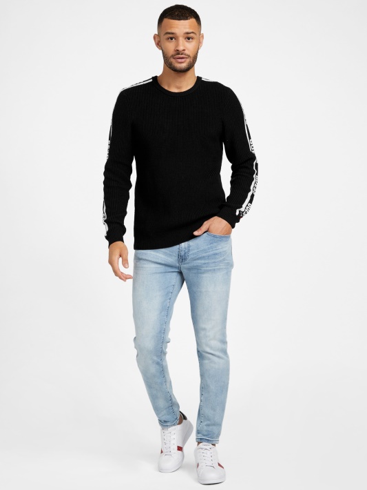 Spėk Matias Ilgomis Rankovėmis Crewneck Jet Black
