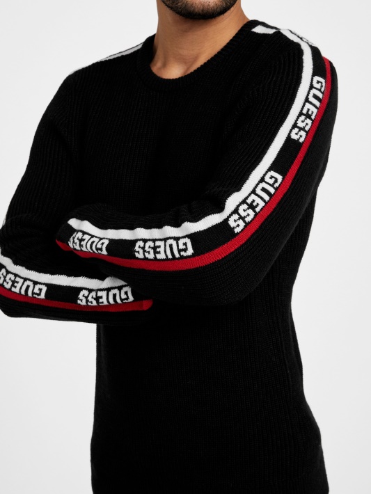 Spėk Matias Ilgomis Rankovėmis Crewneck Jet Black