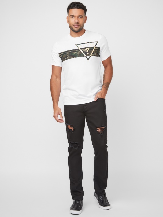 Pekah Camo-print Logotipo Marškinėliai Grynai Baltas Spėjimas
