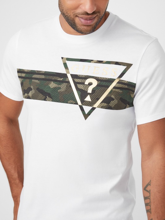 Pekah Camo-print Logotipo Marškinėliai Grynai Baltas Spėjimas