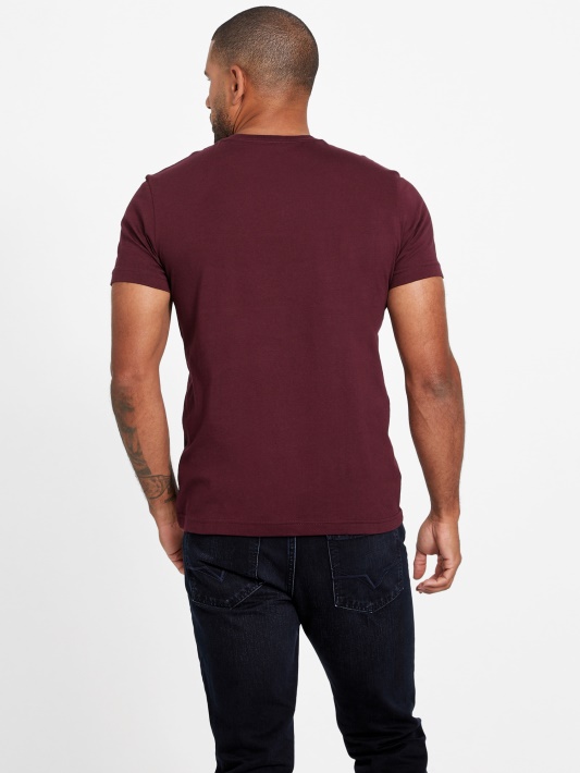 Marmont Red Motzy Logotipas Crewneck Marškinėliai Spėti
