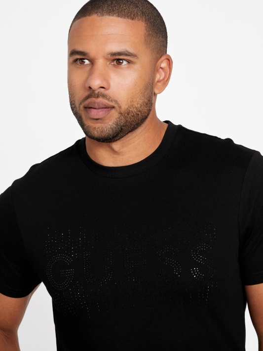 Gobi Logotipas Crewneck Tee Jet Juodas Spėjimas