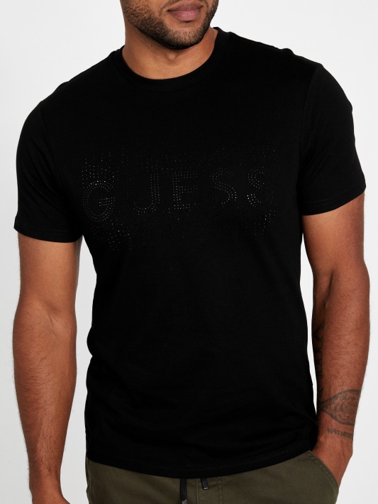 Gobi Logotipas Crewneck Tee Jet Juodas Spėjimas