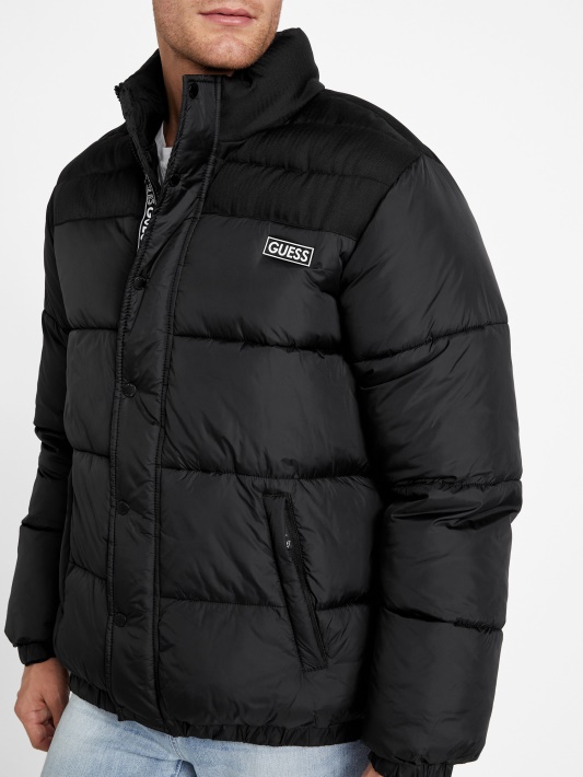 Eko Ralph Puffer Striukė Jet Black Spėjimas