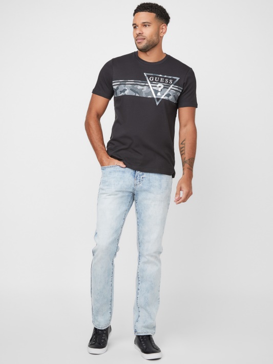Pekah Camo-print Logotipas Tee Jet Juodas Spėjimas
