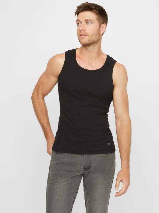Atspėk Jet Black Bradford Rib Tankas