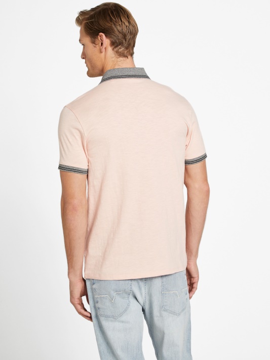 Denverio Johnny Pocket Polo Garų Rožė Spėjimas