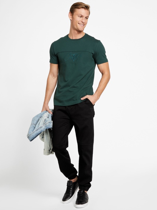 Motzy Logotipas Crewneck Tee Guess Alpine Grove