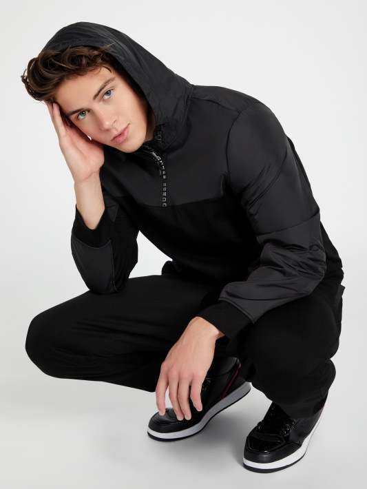 Takoda Hoodie Guess Jet Juodas