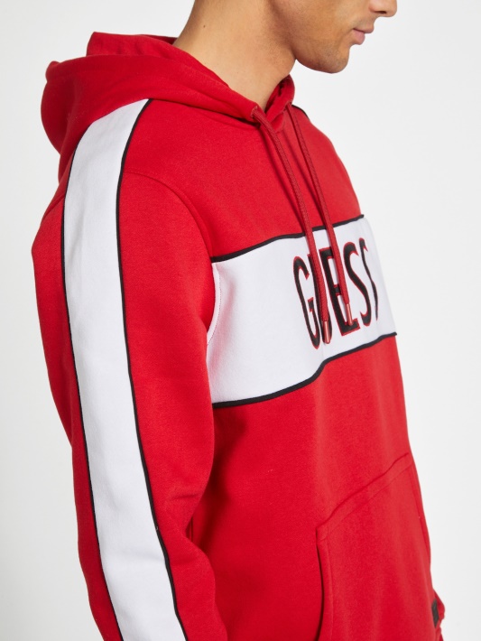 Iben Hoodie Guess Varsity Raudona