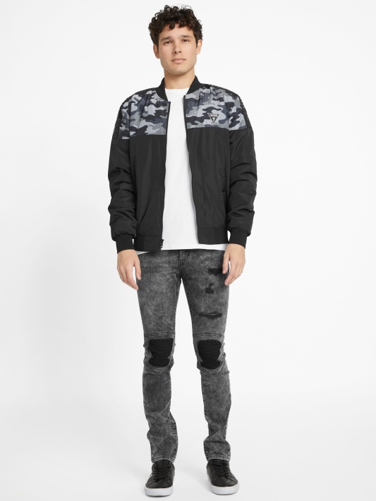 Ekologiška Kilpinė Skrydžio Striukė Guess Camo Multi