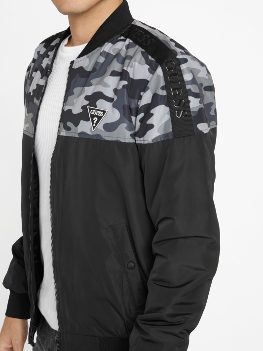 Ekologiška Kilpinė Skrydžio Striukė Guess Camo Multi
