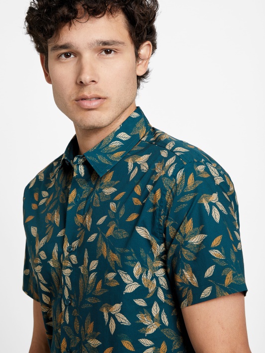 Karališkas žalsvai žalsvai Melsvos Spalvos Tadd Lapų Marškinėliai Spėlioti