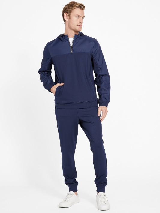 Takoda Hoodie Guess Juodai Mėlyna