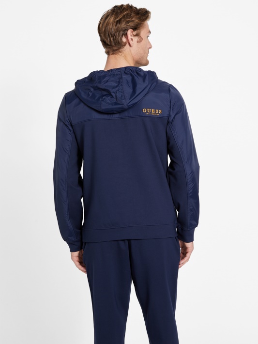 Takoda Hoodie Guess Juodai Mėlyna