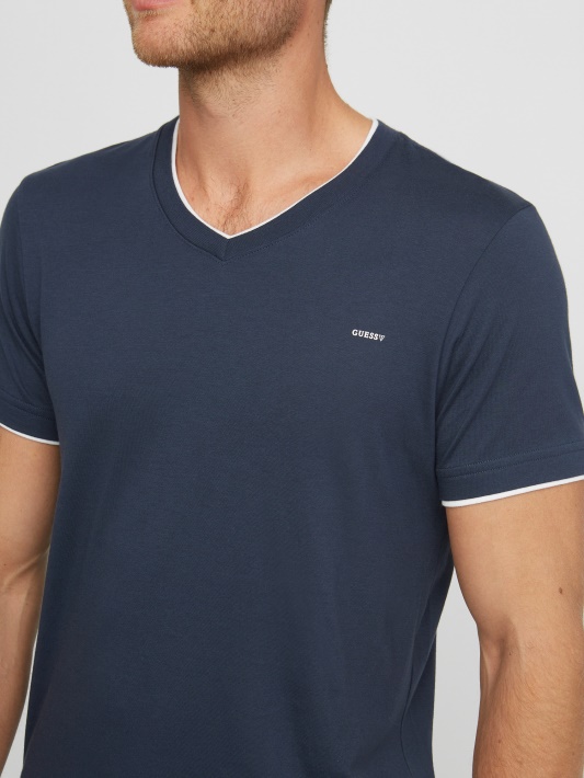 Atspėti Armin V-neck Marškinėliai Indigo Džinsai
