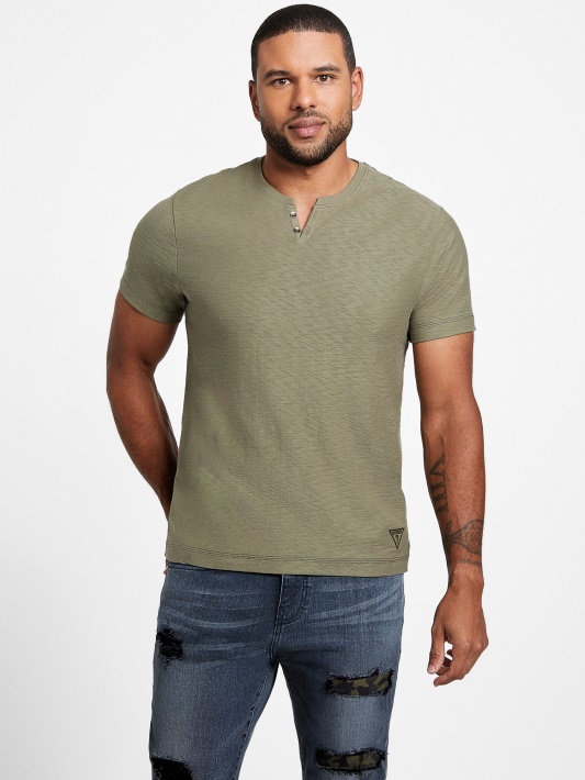 D824 Eco Ricky Split Tee Spėjimas