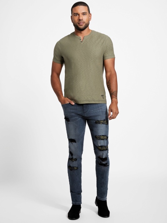 D824 Eco Ricky Split Tee Spėjimas