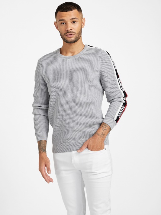Spėk Matias Ilgomis Rankovėmis Crewneck Pilkas Plienas