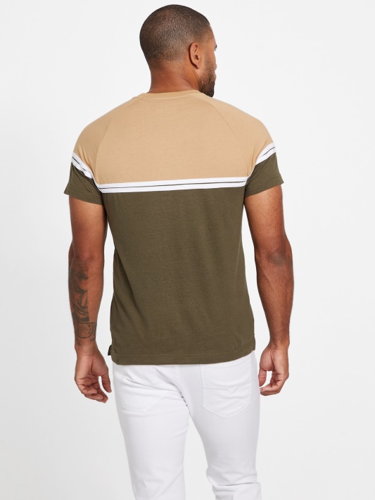 Atspėkite Eco Kido Color-block Tee Alyvuogių Rytą