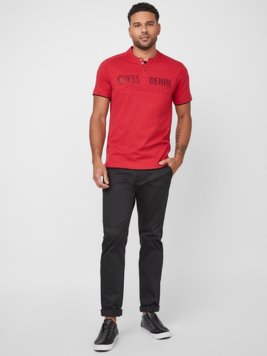Edgar Henley Tee Spėti Varsity Raudona