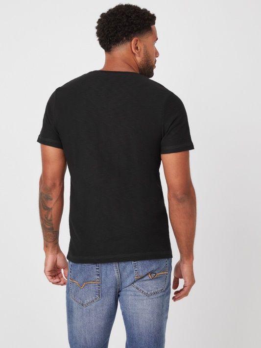 Atspėti Eco Ricky Split Tee Jet Juoda