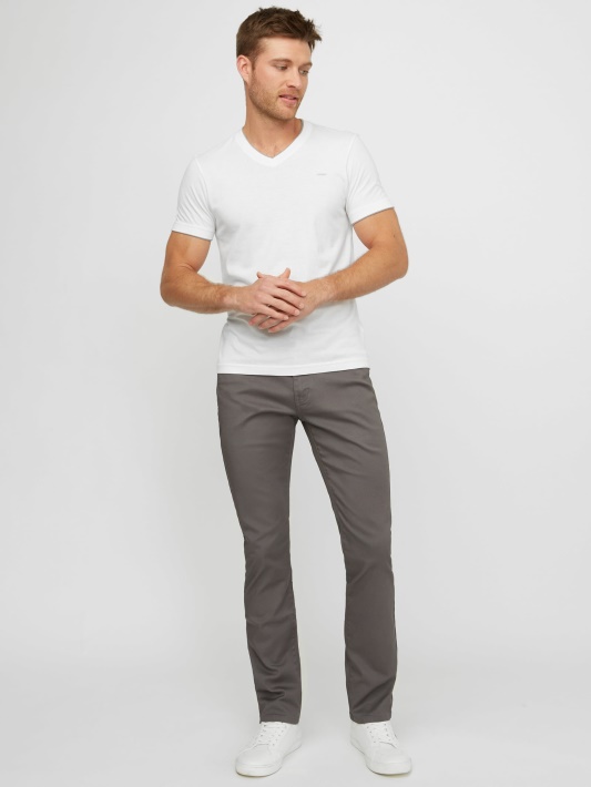 Armin V-neck Marškinėliai Grynai Baltas Spėjimas