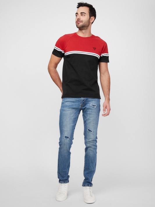 Jet Black Eco Kido Color-block Marškinėliai Spėlioti