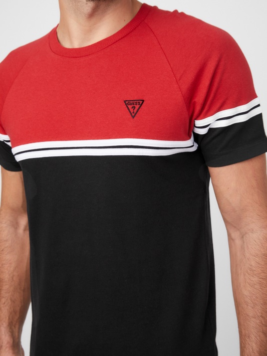 Jet Black Eco Kido Color-block Marškinėliai Spėlioti