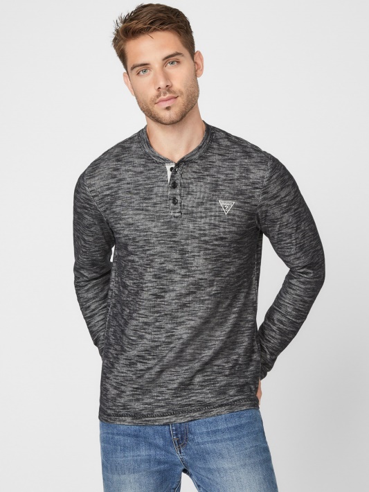 Kalbėkite Dunston Henley Jet Black